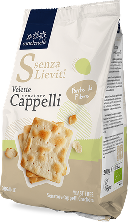 KRAKERSY Z PSZENICY DURUM CAPPELLI BIO 200 g - SOTTOLESTELLE
