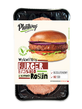 Burger Roślinny Brasato Bezglutenowy (2 szt x 200 g)