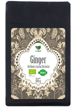 Herbata Czarna Liściasta Imbirowa BIO 100 g