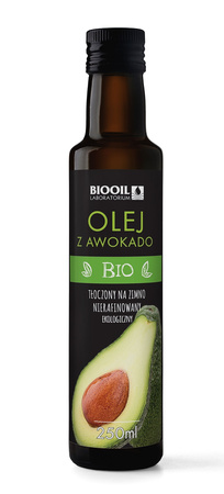 Olej z Awokado Tłoczony Na Zimno BIO 250 ml