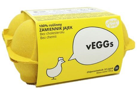 Roślinny Zamiennik 32 Jaj Do Pieczenia, Gotowania, Panierowania Oraz Jako Zamiennik Żółtka Bezglutenowy (2 szt x 102 g)