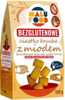 Ciastka Kruche z Miodem Bezglutenowe 100 g