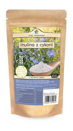 Inulina z Korzenia Cykorii Bezglutenowa 300 g