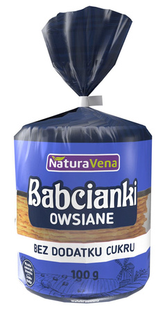 Babcianki Owsiane Bez Dodatku Cukrów (4 szt x 100 g)