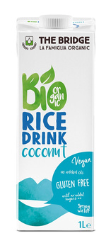 Napój Ryżowo - Kokosowy Bez Dodatku Cukrów Bezglutenowy BIO (3 szt x 1 l)