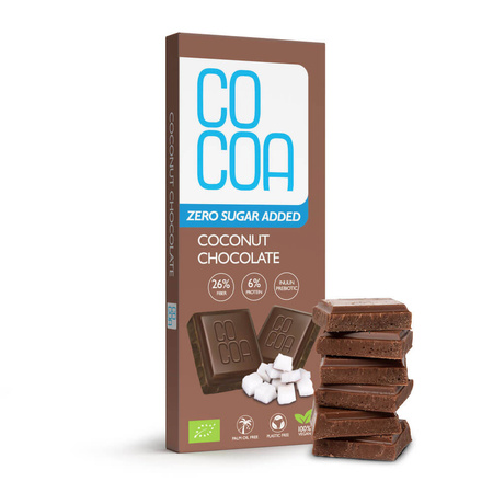 Czekolada Kokosowa Bez Dodatku Cukrów BIO (2 szt x 40 g)