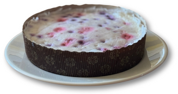 Sernik z Białą Czekoladą i Owocami Leśnymi 500 g - Zdrowa Micha (Na Zamówienie