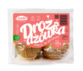 Drożdżówka Chałka Bezglutenowa (2 Szt.) (4 szt x 120 g)