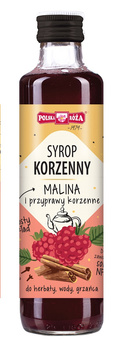 Syrop Korzenny z Malinami Polska Róża (2 szt x 250 ml)