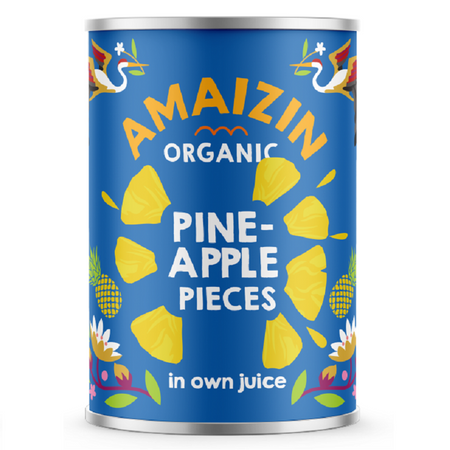 Ananas Kawałki w Soku Własnym BIO 400 g () (2 szt x 250 g)