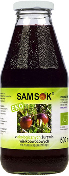 Sok z Żurawiny Wielkoowocowej Nfc BIO (2 szt x 500 ml)