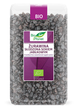 Żurawina Słodzona Sokiem Jabłkowym BIO 1 kg