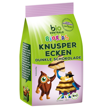 Chrupki Kukurydziane Piramidki z Czekoladą Gorzką Bezglutenowe Dla Dzieci BIO (3 szt x 60 g)