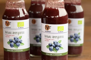 Sok z Borówki 100% Bez Cukru, NFC BIO (330 ml)