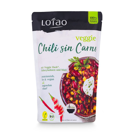 Veggie Chili Sin Carne BIO 320 g