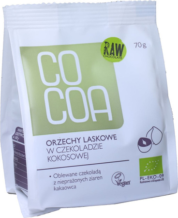 Orzechy Laskowe w Czekoladzie Kokosowej BIO 70 g