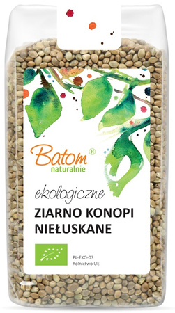 Nasiona Konopi Niełuskane BIO 250 g