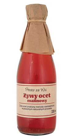 Żywy ocet Malinowy 330 ml