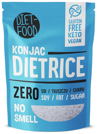 Makaron (Konjac) w Kształcie Ryżu Bezglutenowy 270 g () - Diet (3 szt x 200 g)