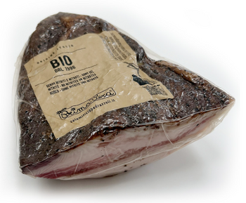 Guanciale z Czarnym Pieprzem BIO (Około 0,7 kg)