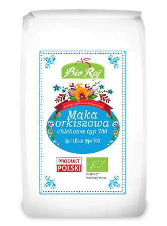 Mąka Orkiszowa Chlebowa Typ 700 BIO (Polska) (4 szt x 500 g)