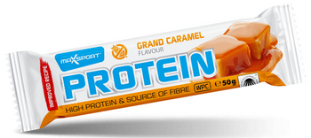 Baton Proteinowy o Smaku Karmelowym w Polewie Kakaowej Bezglutenowy (5 szt x 50 g)