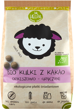 Kulki Orkiszowo - Gryczane z Kakao Bez Dodatku Cukrów BIO (2 szt x 160 g)