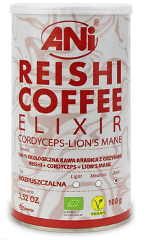 Kawa Rozpuszczalna Arabica z Reishi Elixir BIO 100 g