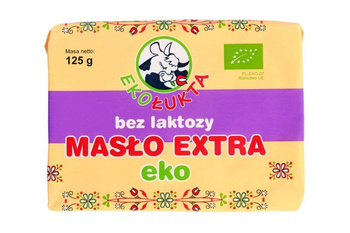 Masło Ekstra Kostka Bez Laktozy (82 % Tłuszczu)  BIO (2 szt x 125 g)