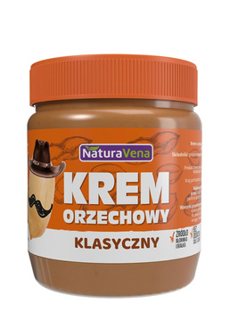 Krem Orzechowy Klasyczny 100 % Bez Dodatku Soli i Cukrów (6 szt x 340 g)