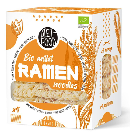 Makaron (Jaglany) Ramen Bezglutenowy BIO 280 g