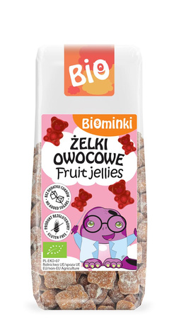 Żelki Owocowe Bez Dodatku Cukrów Bezglutenowe BIO (3 szt x 75 g)