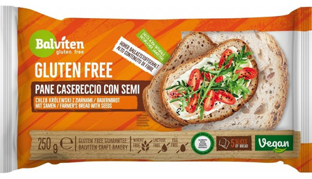 Chleb Królewski Ciemny z Ziarnami Krojony Bezglutenowy (2 szt x 250 g)