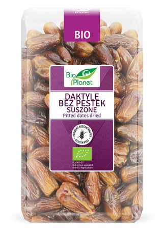 Daktyle Bez Pestek Suszone Bezglutenowe BIO 1 kg