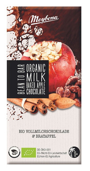 Czekolada Mleczna "Pieczone Jabłko" BIO (2 szt x 100 g)