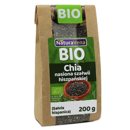 Chia - Nasiona Szałwii Hiszpańskiej Bio (3 szt x 200 g)