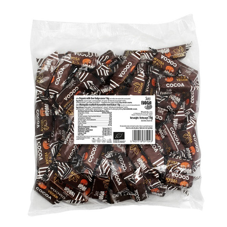 Krówki Kakaowe Bezmleczne Bezglutenowe BIO 1 kg