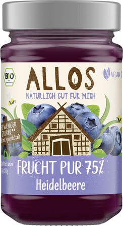 Mus Jagodowy (75 % Owoców) BIO (2 szt x 250 g)