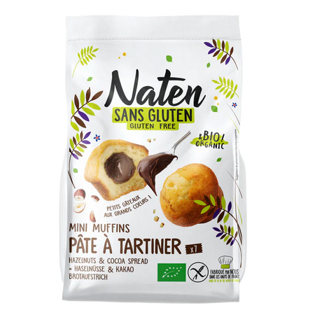 Muffinki Mini z Nadzieniem Orzechowo - Kakaowym Bezglutenowe BIO (2 szt x 200 g)