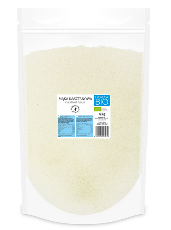 Mąka Kasztanowa Bezglutenowa Bio 4 kg