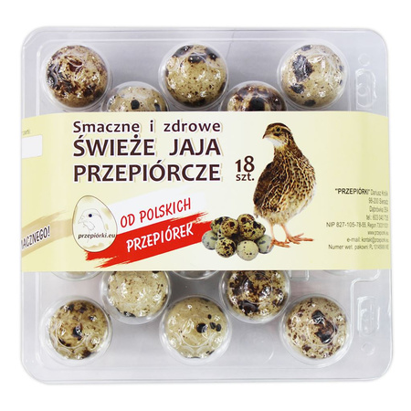 Jaja Przepiórcze (18 Szt. W Opakowaniu) (2 szt x 200 g)