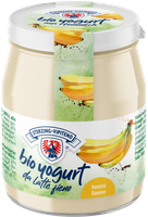 Jogurt Bananowy z Mleka Siennego Bezglutenowy BIO  (Słoik) - Sterzing (4 szt x 150 g)