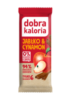 Baton Daktylowy Jabłko & Cynamon Bez Dodatku Cukrów (10 szt x 35 g)