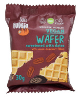 Wafelek z Kremem Kakaowo - Orzechowym Słodzony Daktylami BIO (6 szt x 30 g)