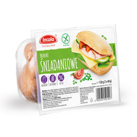 Bułki Śniadaniowe Bezglutenowe (3 Szt.) (3 szt x 120 g)