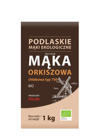 Mąka Orkiszowa Chlebowa Typ 750 BIO (2 szt x 1 kg)