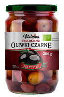 Oliwki Czarne Bez Pestek W Zalewie Bio 280 G (150 g) (2 szt x 280 g)