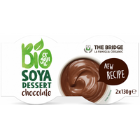 Deser Sojowy o Smaku Czekoladowym Bezglutenowy BIO (2 x 130 g) (3 szt x 260 g)