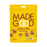Granola Minis z Czekoladą i Bananem Bezglutenowa BIO (2 szt x 100 g)