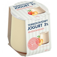 Jogurt Termostatowy Brzoskwiniowy 3 % BIO (3 szt x 140 g)